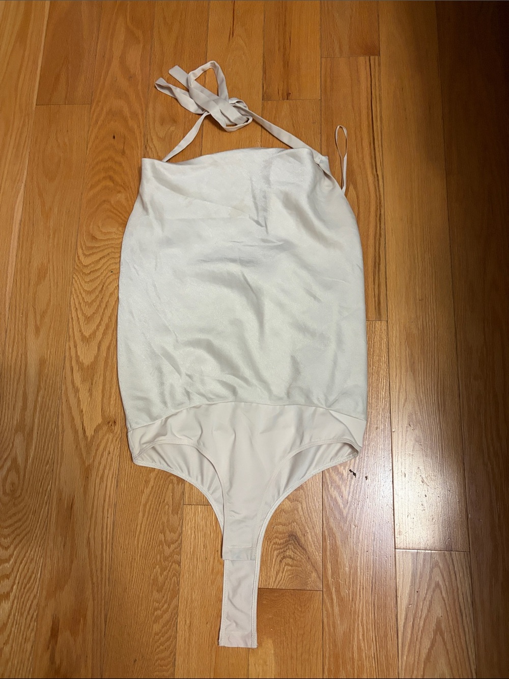 Mustard Seed cream Halter small women’s Bodysuit off white